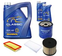 DENCKERMANN Controllo Set MANNOL Classic 10W-40 7L Per Citroën C5 II Break