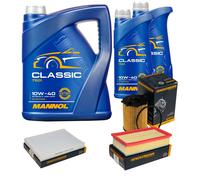 DENCKERMANN Controllo Set MANNOL Classic 10W-40 7L Per Citroën C5 III Break