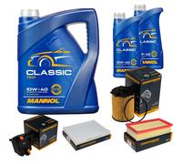 DENCKERMANN Controllo Set MANNOL Classic 10W-40 7L Per Citroën C5 III Break