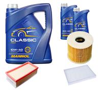DENCKERMANN Controllo Set MANNOL Classic 10W-40 7L Per Citroën C5 III Break