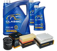 DENCKERMANN Controllo Set MANNOL Classic 10W-40 7L Per Citroën DS3 DS