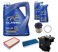 DENCKERMANN Controllo Set MANNOL Classic 10W-40 7L Per Citroën Jumpy Kasten