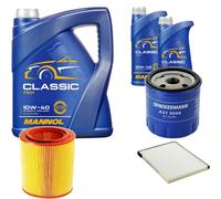 DENCKERMANN Controllo Set MANNOL Classic 10W-40 7L Per Citroën Xsara 1.9 TD