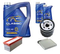 DENCKERMANN Controllo Set MANNOL Classic 10W-40 7L Per Dacia Duster