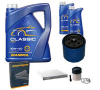 DENCKERMANN Controllo Set MANNOL Classic 10W-40 7L Per Dacia Logan MCV II