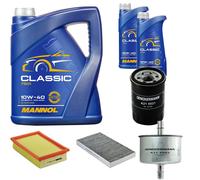 DENCKERMANN Controllo Set MANNOL Classic 10W-40 7L Per Fiat Bravo I 1.2 16V