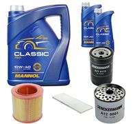 DENCKERMANN Controllo Set MANNOL Classic 10W-40 7L Per Fiat Ducato Kasten