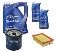 DENCKERMANN Controllo Set MANNOL Classic 10W-40 7L Per Fiat Marea Weekend