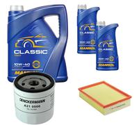 DENCKERMANN Controllo Set MANNOL Classic 10W-40 7L Per Ford Escort VII 1.4