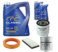 DENCKERMANN Controllo Set MANNOL Classic 10W-40 7L Per Ford Fiesta III 1.1