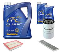 DENCKERMANN Controllo Set MANNOL Classic 10W-40 7L Per Ford Galaxy 2.3 16V