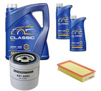 DENCKERMANN Controllo Set MANNOL Classic 10W-40 7L Per Ford Transit Kasten