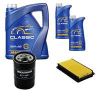 DENCKERMANN Controllo Set MANNOL Classic 10W-40 7L Per Honda Accord V 1.9I
