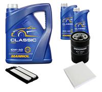 DENCKERMANN Controllo Set MANNOL Classic 10W-40 7L Per Honda Accord VII 2.0