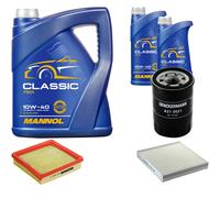 DENCKERMANN Controllo Set MANNOL Classic 10W-40 7L Per Honda Civic VI