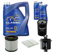 DENCKERMANN Controllo Set MANNOL Classic 10W-40 7L Per Honda CR-V II 2.0