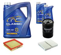 DENCKERMANN Controllo Set MANNOL Classic 10W-40 7L Per Honda HR-V 1.6 16V