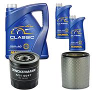 DENCKERMANN Controllo Set MANNOL Classic 10W-40 7L Per Hyundai H100 Kasten