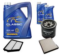 Denckermann Controllo Set mannol Classic 10W-40 7L per Hyundai Matrice