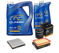 DENCKERMANN Controllo Set MANNOL Classic 10W-40 7L Per KIA Cerato 1.6 2.0
