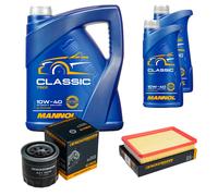 DENCKERMANN Controllo Set MANNOL Classic 10W-40 7L Per KIA Cerato 1.6 2.0