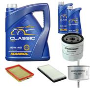 DENCKERMANN Controllo Set MANNOL Classic 10W-40 7L Per Mazda 121 III 1.3