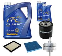 DENCKERMANN Controllo Set MANNOL Classic 10W-40 7L Per Mazda 2 1.4 1.25