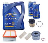 DENCKERMANN Controllo Set MANNOL Classic 10W-40 7L Per Mazda 2 1.6 MZ-CD