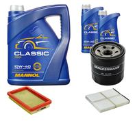 DENCKERMANN Controllo Set MANNOL Classic 10W-40 7L Per Mazda 323 F VI 1.6