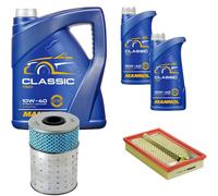 DENCKERMANN Controllo Set MANNOL Classic 10W-40 7L Per Mercedes-Benz 190 D