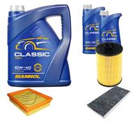 DENCKERMANN Controllo Set MANNOL Classic 10W-40 7L Per Mercedes-Benz A-Klasse