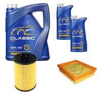 DENCKERMANN Controllo Set MANNOL Classic 10W-40 7L Per Mercedes-Benz A-Klasse