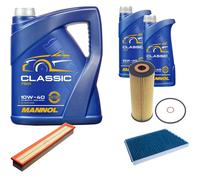 DENCKERMANN Controllo Set MANNOL Classic 10W-40 7L Per Mercedes-Benz C-Class