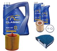DENCKERMANN Controllo Set MANNOL Classic 10W-40 7L Per Mercedes-Benz C-Class