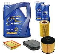 DENCKERMANN Controllo Set MANNOL Classic 10W-40 7L Per Mercedes-Benz C-Class