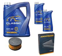 DENCKERMANN Controllo Set MANNOL Classic 10W-40 7L Per Mercedes-Benz Citan