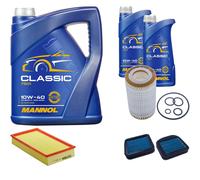 DENCKERMANN Controllo Set MANNOL Classic 10W-40 7L Per Mercedes-Benz E-Klasse