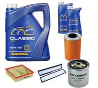 DENCKERMANN Controllo Set MANNOL Classic 10W-40 7L Per Mercedes-Benz E-Klasse