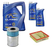 DENCKERMANN Controllo Set MANNOL Classic 10W-40 7L Per Mercedes-Benz E-Klasse