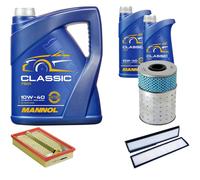 DENCKERMANN Controllo Set MANNOL Classic 10W-40 7L Per Mercedes-Benz E-Klasse