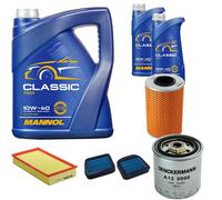 DENCKERMANN Controllo Set MANNOL Classic 10W-40 7L Per Mercedes-Benz E-Klasse