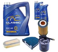 DENCKERMANN Controllo Set MANNOL Classic 10W-40 7L Per Mercedes GLK-Klasse