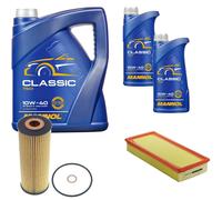 DENCKERMANN Controllo Set MANNOL Classic 10W-40 7L Per Mercedes S-Klasse 300