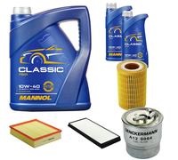 DENCKERMANN Controllo Set MANNOL Classic 10W-40 7L Per Mercedes Sprinter 2-T