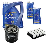 DENCKERMANN Controllo Set MANNOL Classic 10W-40 7L Per Mitsubishi Galant VI