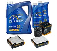 DENCKERMANN Controllo Set MANNOL Classic 10W-40 7L Per Mitsubishi Grandis