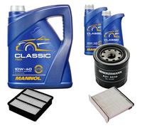 DENCKERMANN Controllo Set MANNOL Classic 10W-40 7L Per Mitsubishi Outlander