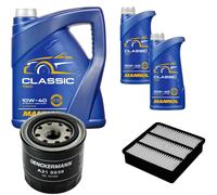 DENCKERMANN Controllo Set MANNOL Classic 10W-40 7L Per Mitsubishi Outlander
