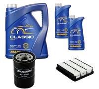DENCKERMANN Controllo Set MANNOL Classic 10W-40 7L Per Mitsubishi Pajero