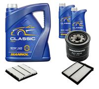 DENCKERMANN Controllo Set MANNOL Classic 10W-40 7L Per Mitsubishi Pajero